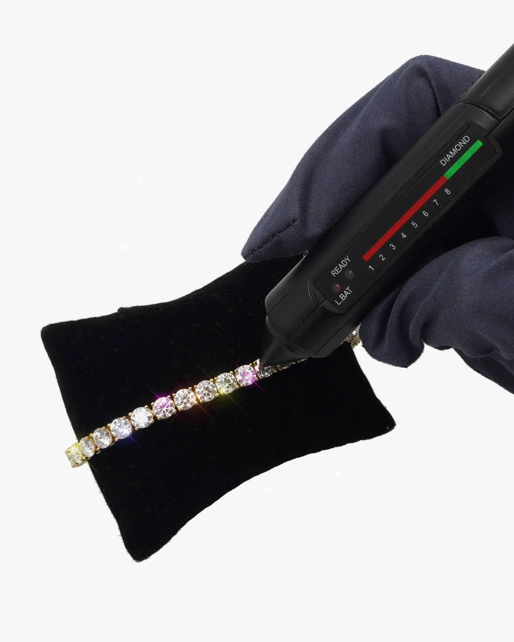 Moissanite Tennis Bracelet 14K Gold (ALL SIZES) (view 12 of 25)