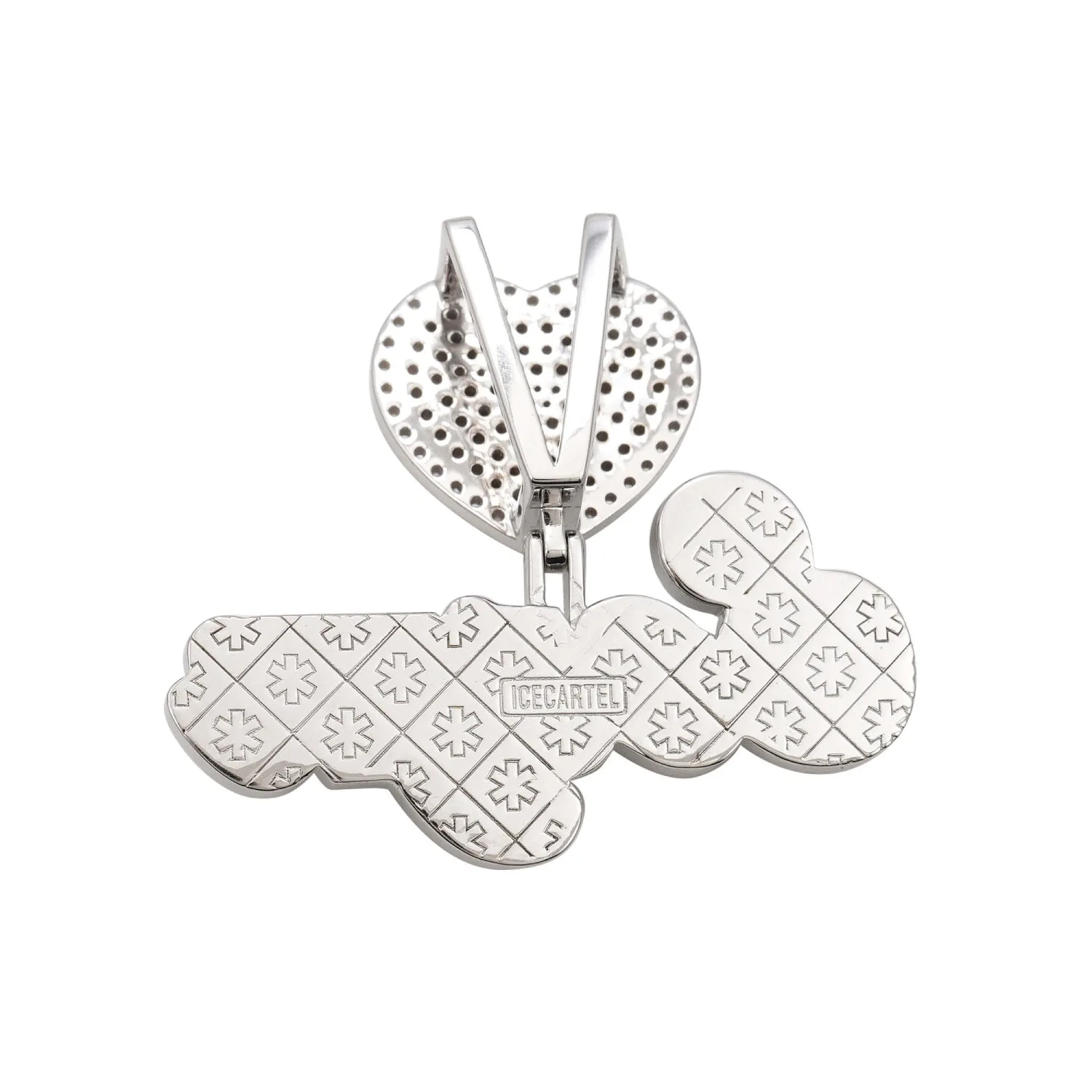 "Seuyn" Custom Moissanite Name Pendant 14K Gold (view 4 of 4)