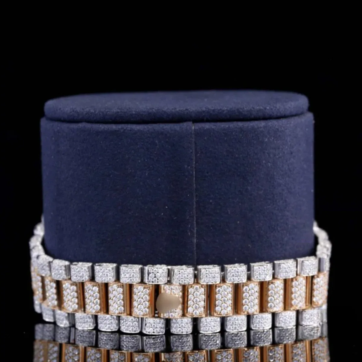 Stylish Full Body Diamond Iced Out Moissanite Watch Luxurious For Men (view 4 of 4)