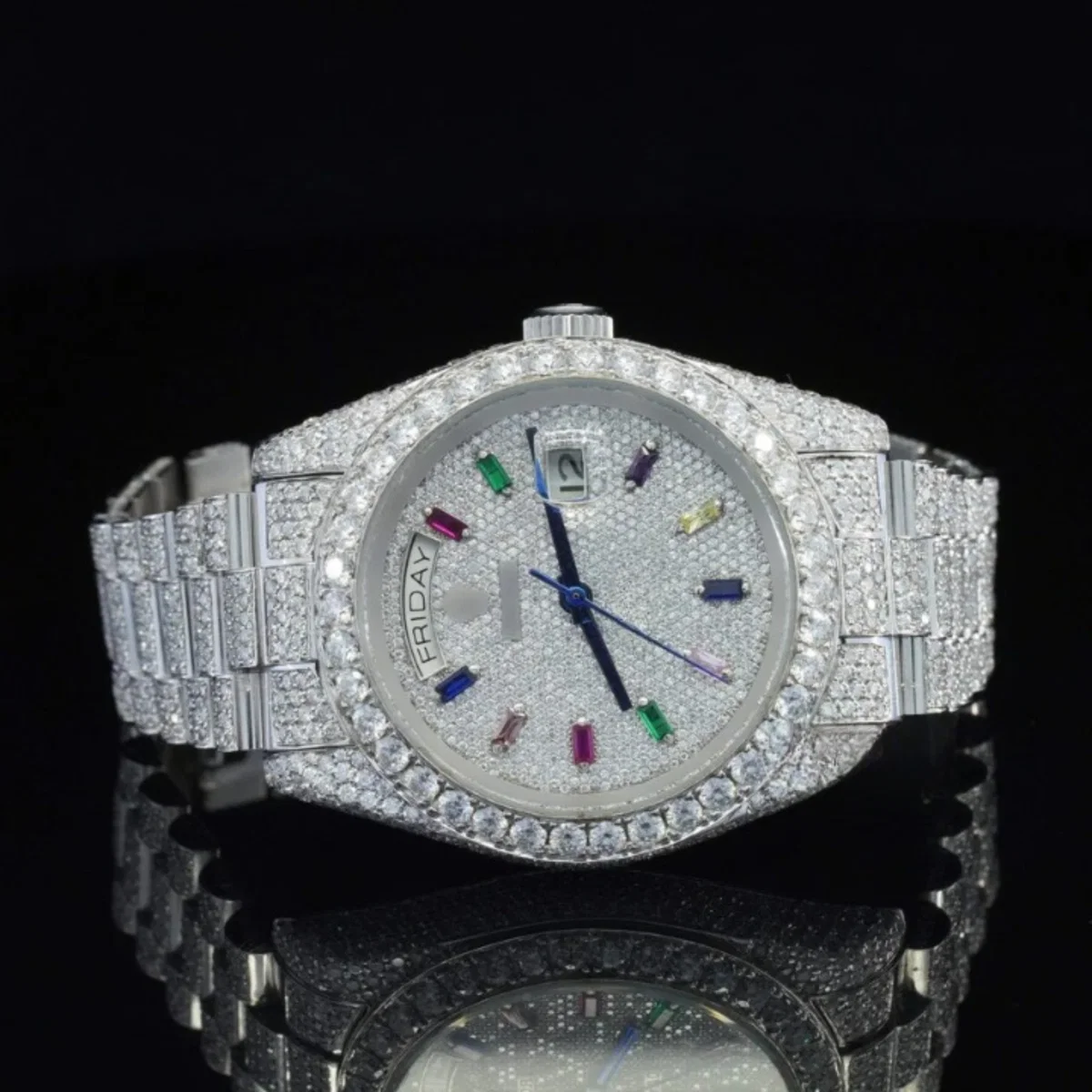 Superior Diamond Iced Out Moissanite Diamond Watch For Men