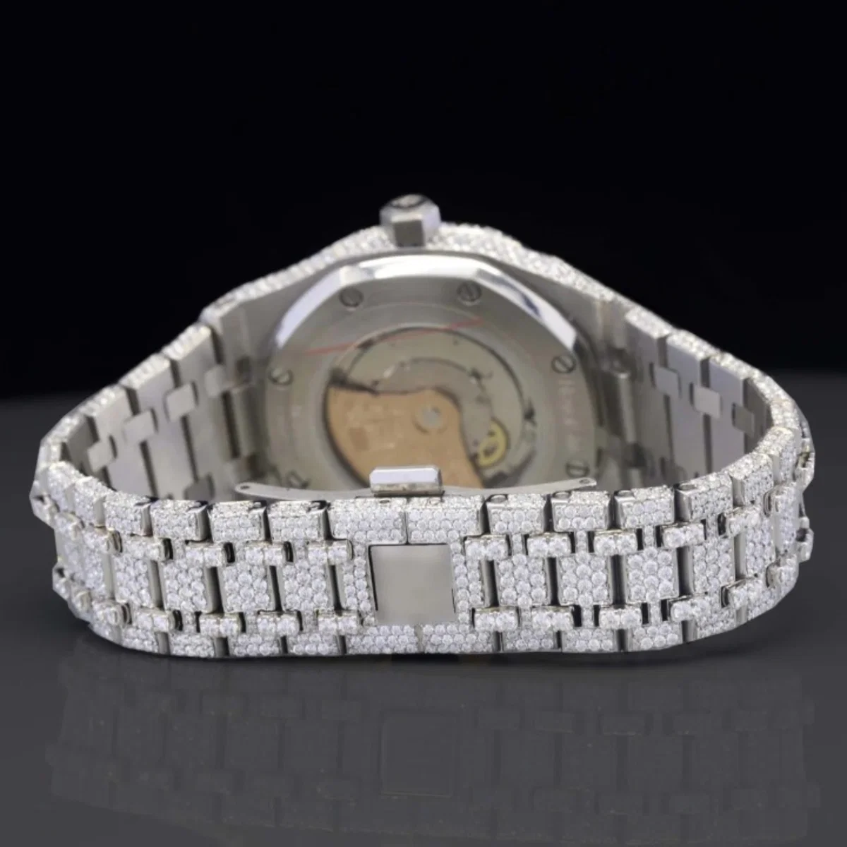 Unique Iced Out Moissanite Diamond Fully Automatic Watch For Men (view 3 of 5)