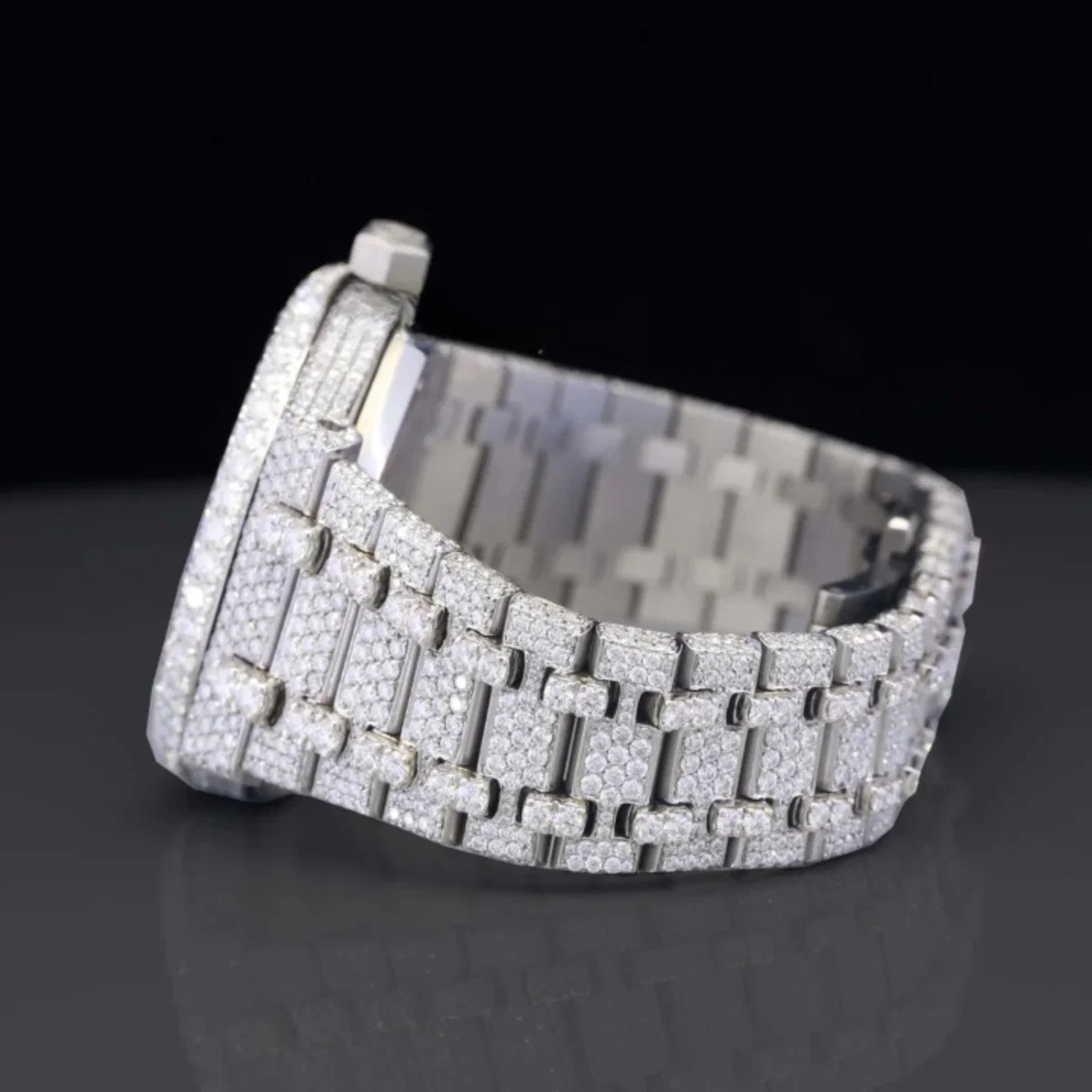 Unique Iced Out Moissanite Diamond Fully Automatic Watch For Men (view 5 of 5)