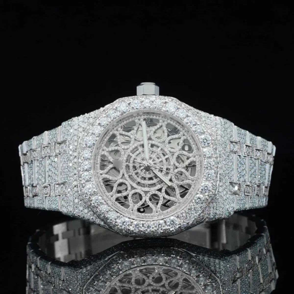 Unique Moissanite Watch and Automatic Antique Limited Edition Watch