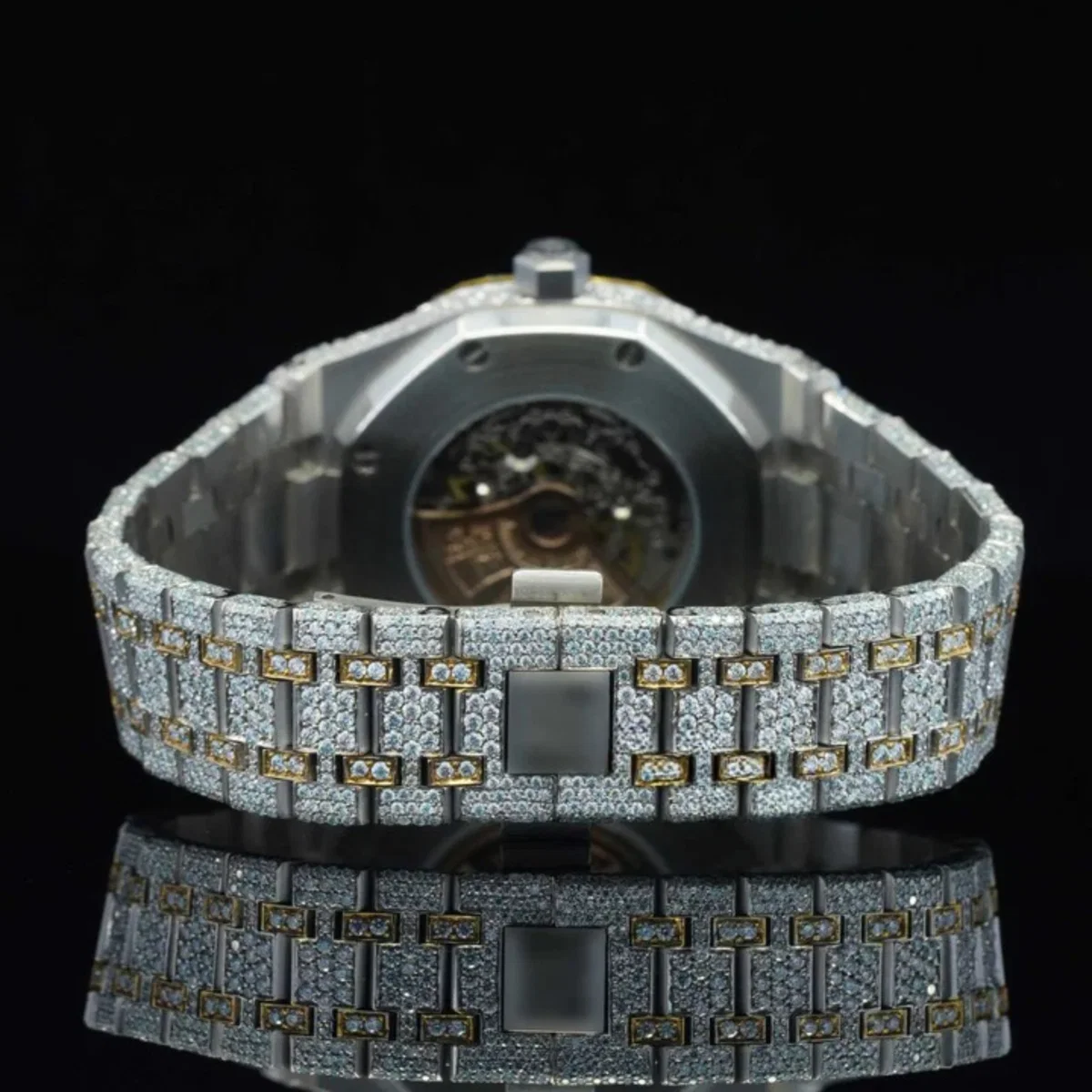 Unique Moissanite Watch and Automatic Antique Limited Edition Watch (view 6 of 6)