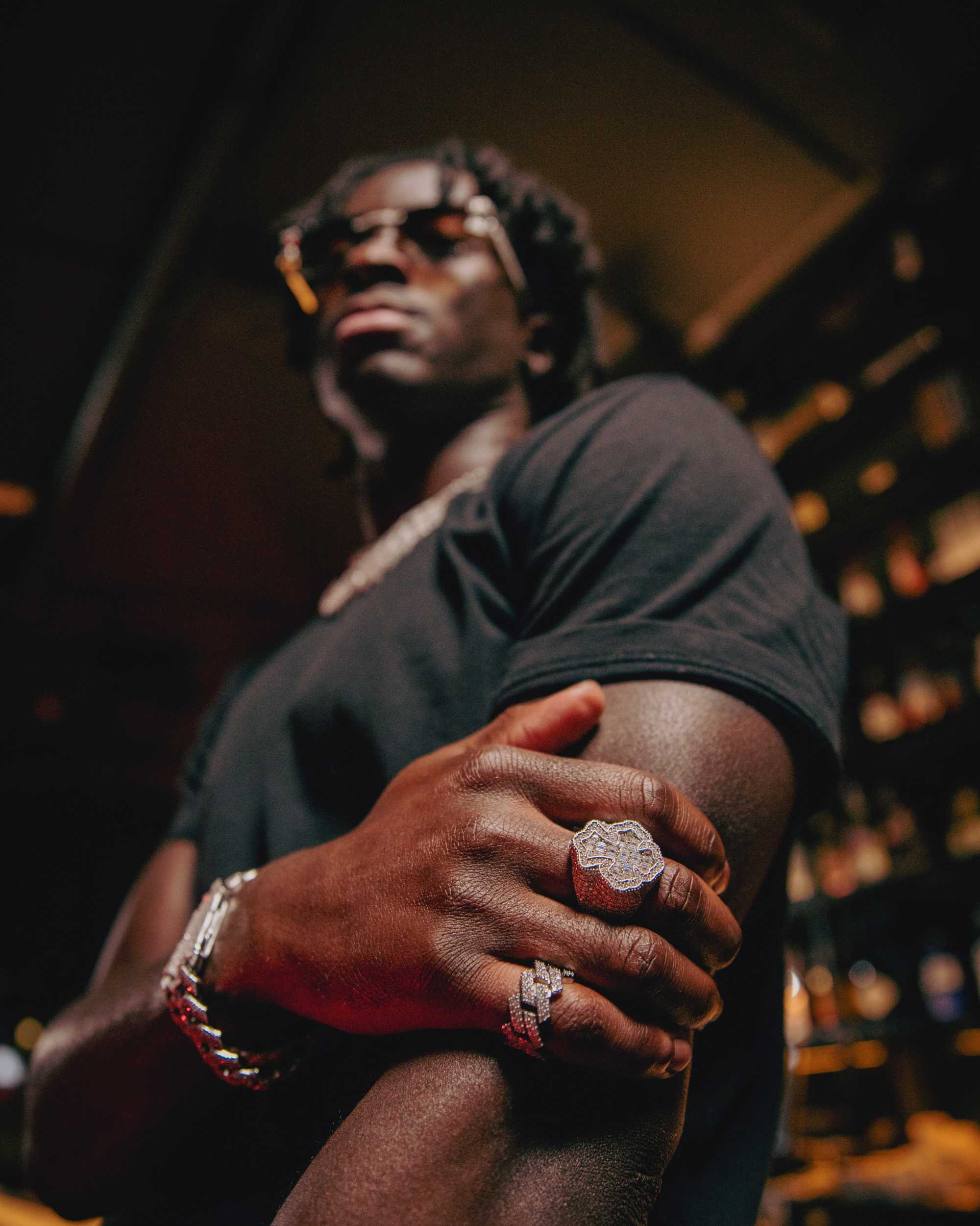 Iced Out VVS Cuban Link Ring 14K Gold (view 5 of 7)