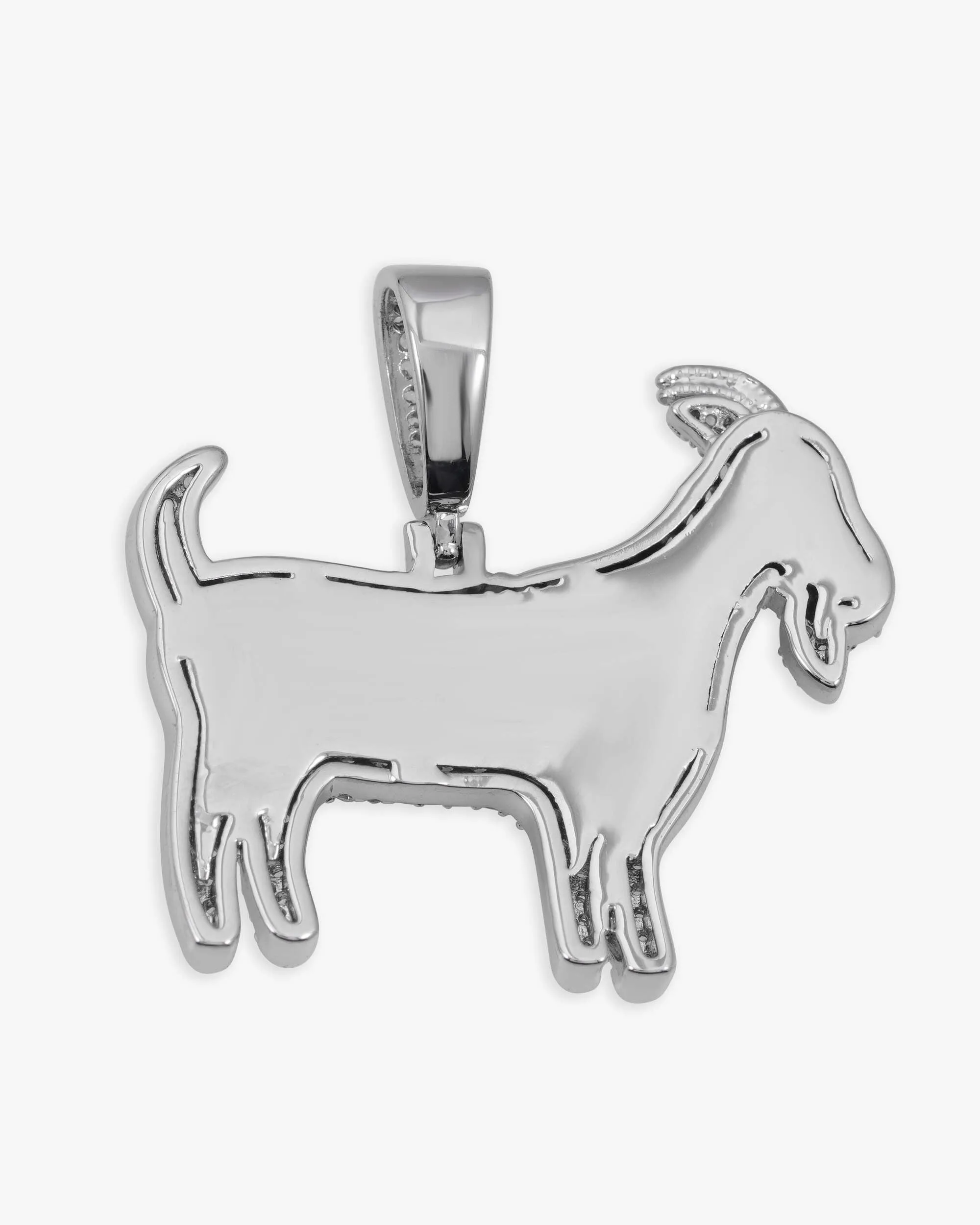 Iced Out VVS Goat Pendant 14K Gold (view 5 of 5)