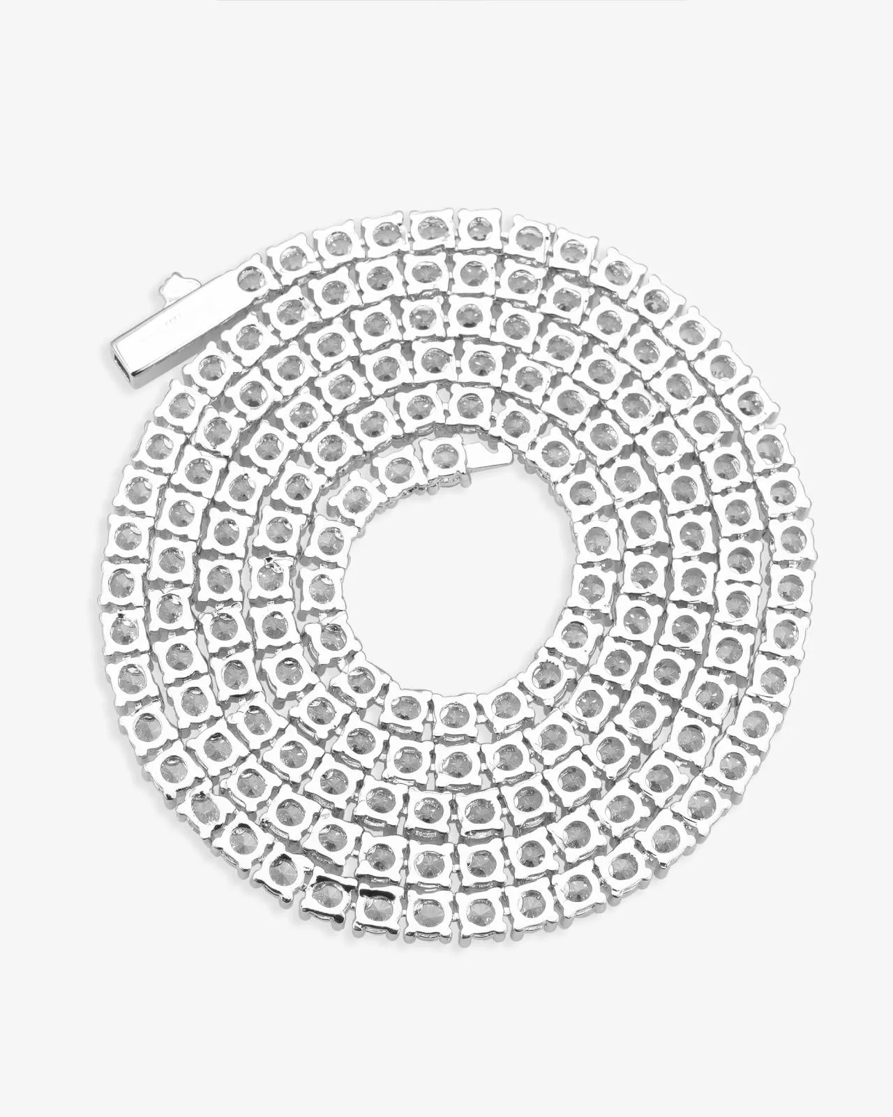 Iced Out VVS Tennis Chain 14K Gold (ALL SIZES) (view 4 of 28)