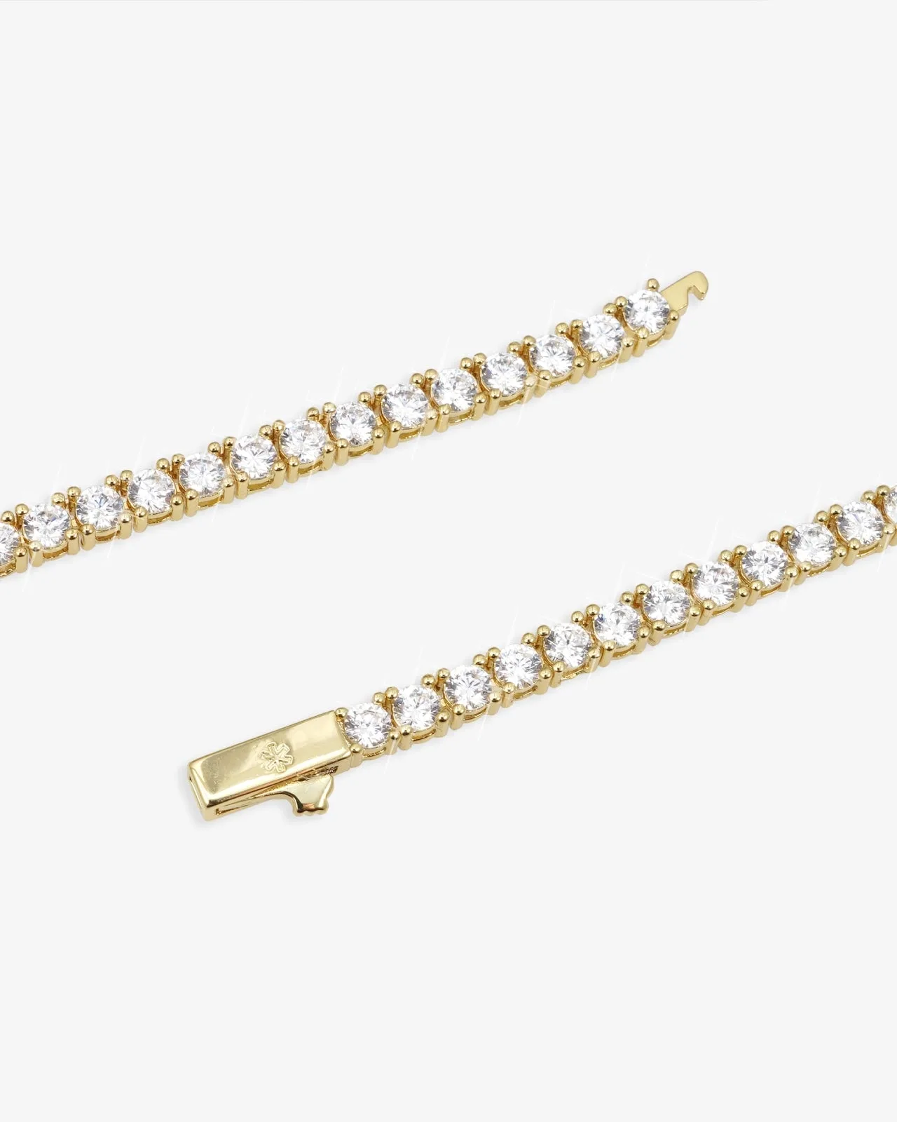 Iced Out VVS Tennis Chain 14K Gold (ALL SIZES) (view 11 of 28)