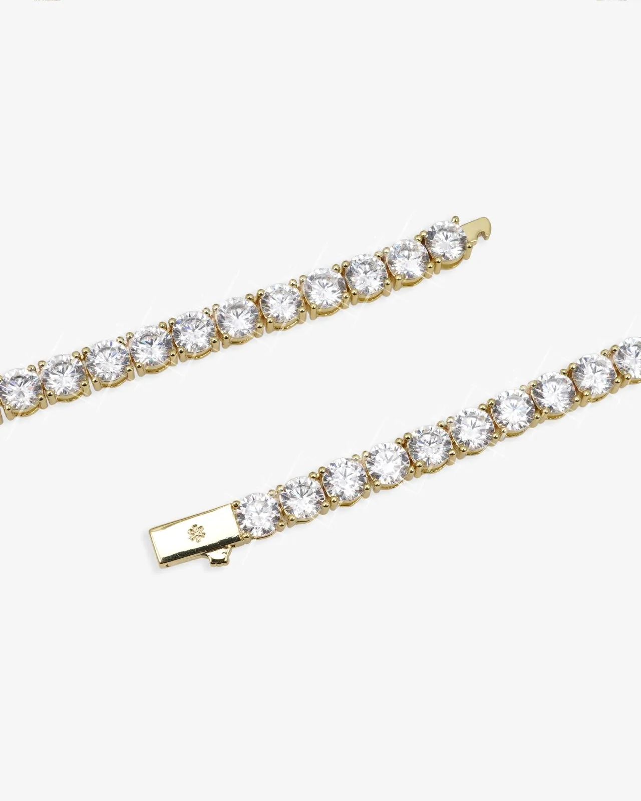 Iced Out VVS Tennis Chain 14K Gold (ALL SIZES) (view 20 of 28)