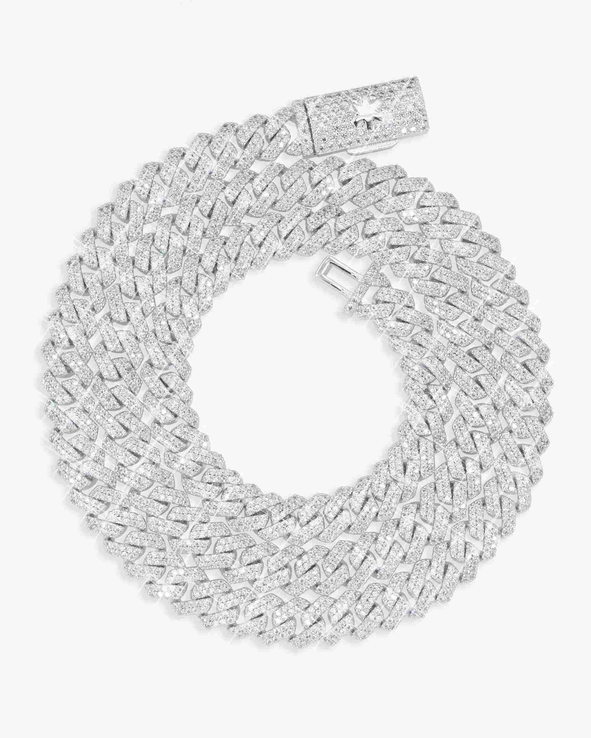 Iced Out VVS Cuban Link Chain 14K Gold (ALL SIZES) (view 19 of 31)