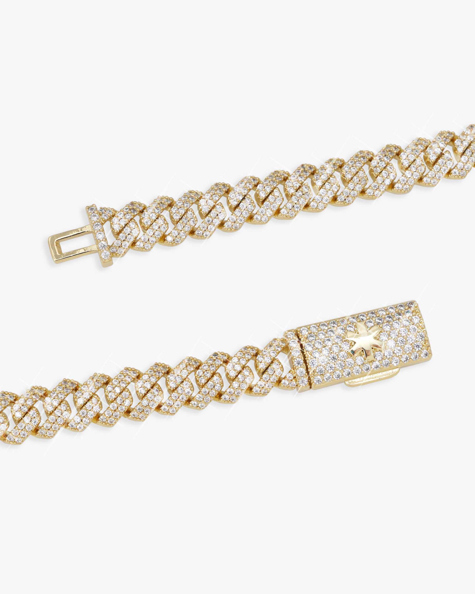 Iced Out VVS Cuban Link Chain 14K Gold (ALL SIZES) (view 23 of 31)