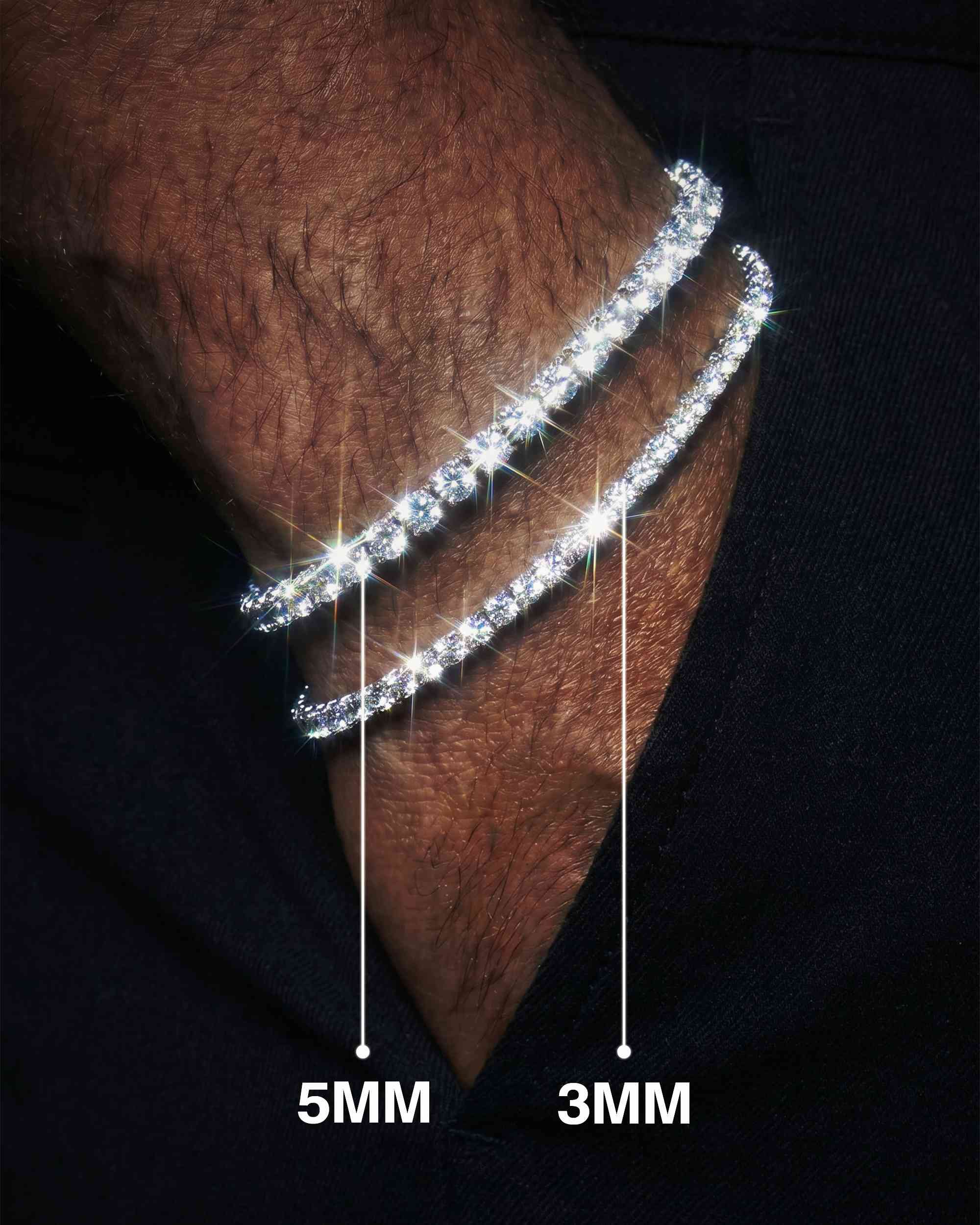 Iced Out VVS Tennis Bracelet 14K Gold (ALL SIZES) (view 2 of 19)