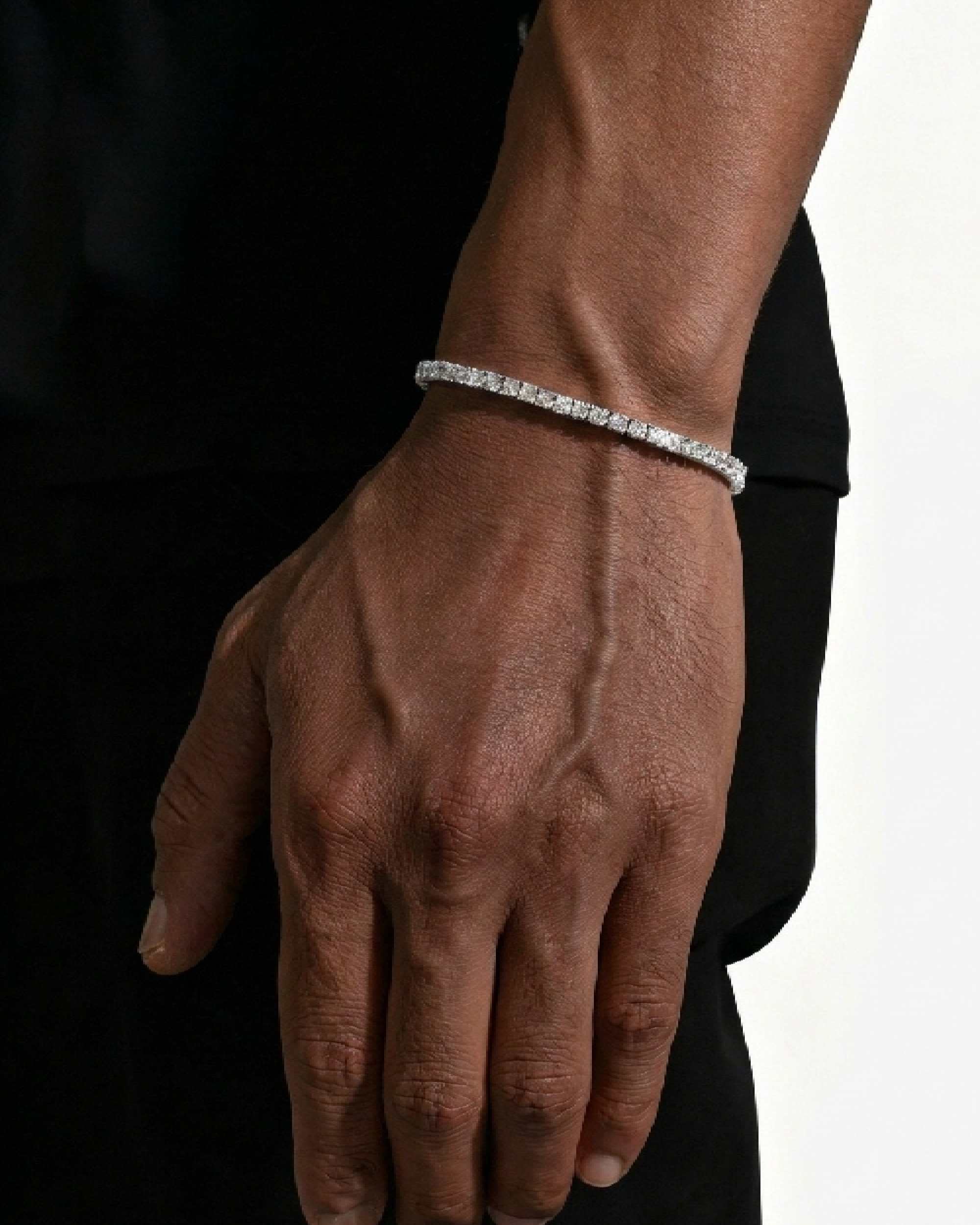 Iced Out VVS Tennis Bracelet 14K Gold (ALL SIZES) (view 9 of 19)