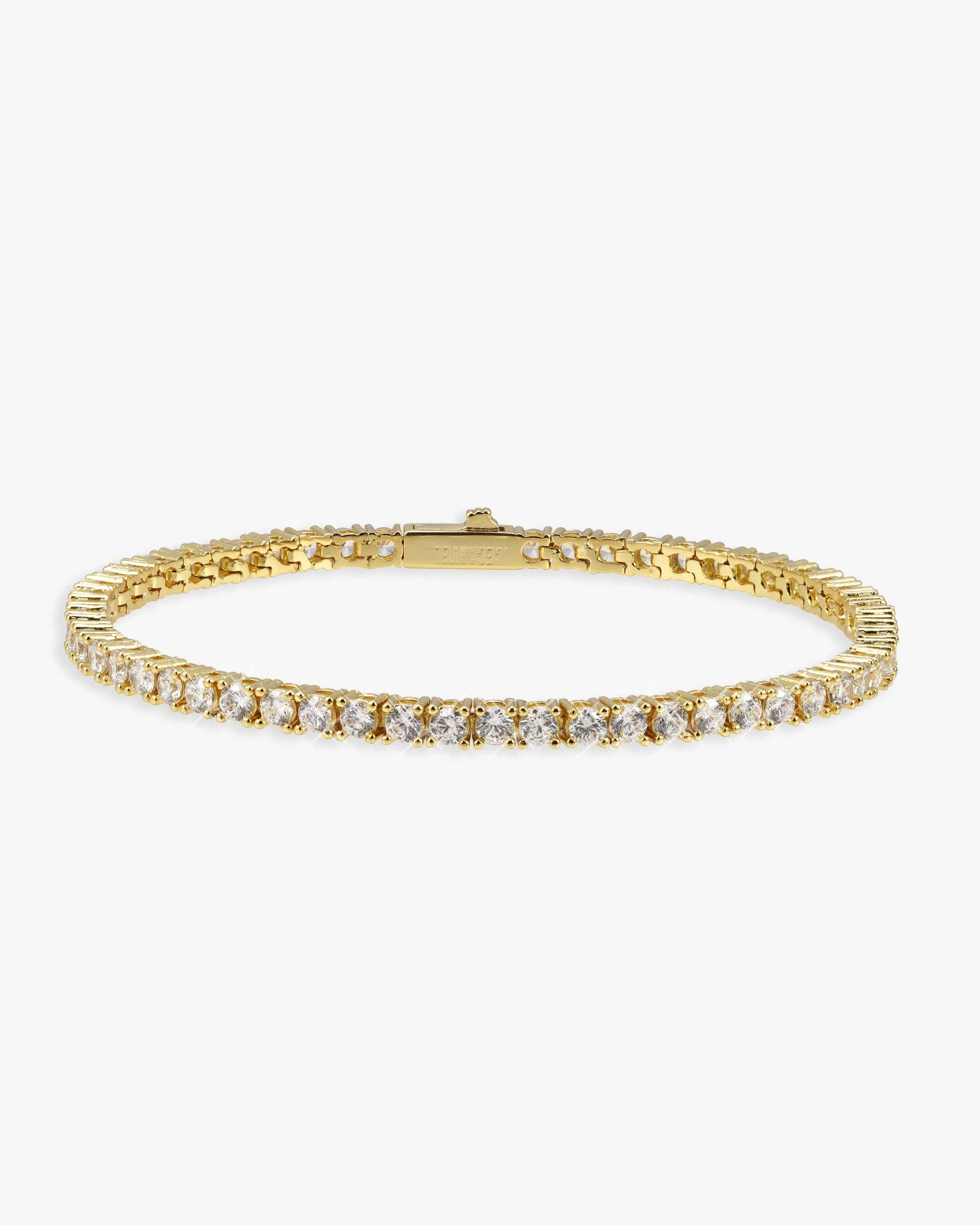 Iced Out VVS Tennis Bracelet 14K Gold (ALL SIZES) (view 10 of 19)